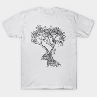 Mystic Antlers of the Forest (Dark) T-Shirt